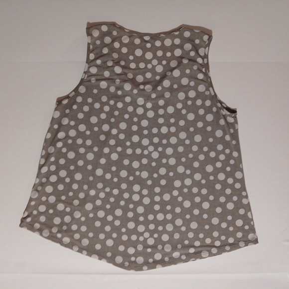 Sjs Woman Polka Dots Sleeveless Blouse Top Size XL - Picture 2 of 8
